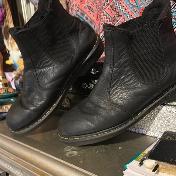 Dr. Martens Black Leather Chelsea Boots